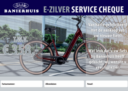 Service Cheque E-Zilver